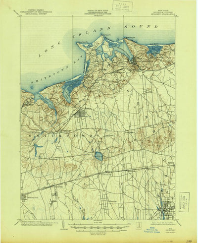 United States Geological Survey Setauket, NY (1904, 62500-Scale) digital map