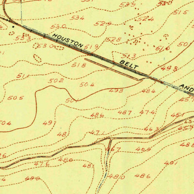 United States Geological Survey Settegast, TX (1916, 24000-Scale) digital map
