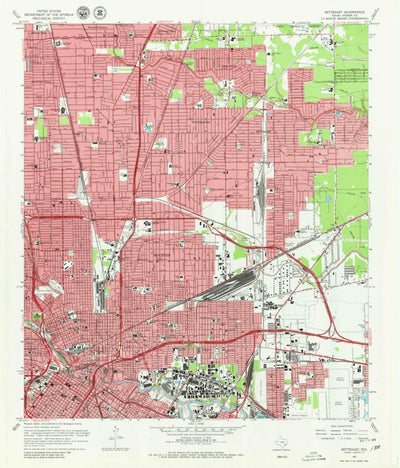 United States Geological Survey Settegast, TX (1967, 24000-Scale) digital map