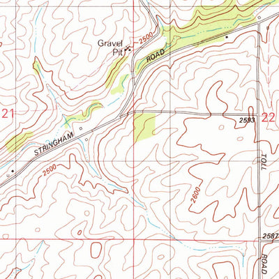 United States Geological Survey Setters, ID-WA (1980, 24000-Scale) digital map