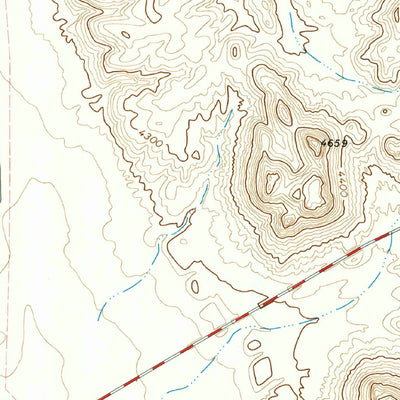 United States Geological Survey Seven Heart Gap, TX (1972, 24000-Scale) digital map