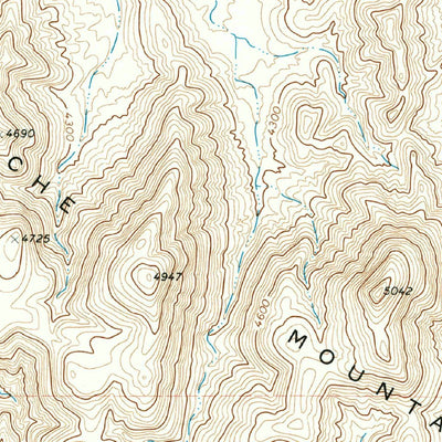 United States Geological Survey Seven Heart Gap, TX (1972, 24000-Scale) digital map