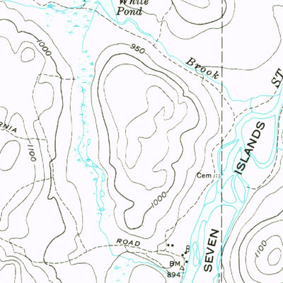 United States Geological Survey Seven Islands, ME (1955, 62500-Scale) digital map