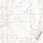 United States Geological Survey Seven L Creek East, WY (1984, 24000-Scale) digital map