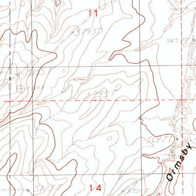 United States Geological Survey Seven L Creek East, WY (1984, 24000-Scale) digital map
