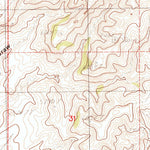 United States Geological Survey Seven L Creek East, WY (1984, 24000-Scale) digital map