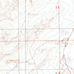 United States Geological Survey Seven L Creek West, WY (1984, 24000-Scale) digital map