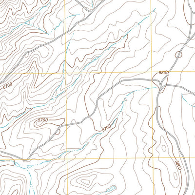 United States Geological Survey Seven L Creek West, WY (2012, 24000-Scale) digital map