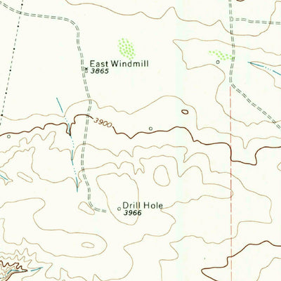 United States Geological Survey Seven L Peak NE, TX (1973, 24000-Scale) digital map
