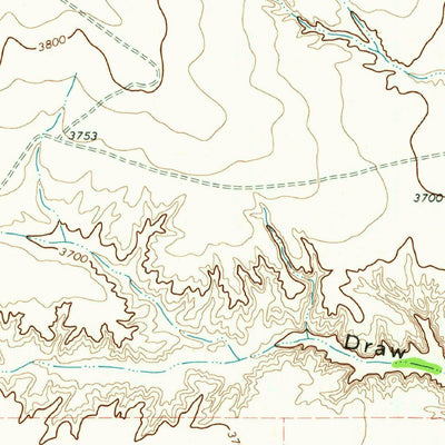United States Geological Survey Seven L Peak NE, TX (1973, 24000-Scale) digital map