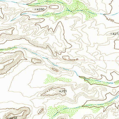 United States Geological Survey Seven L Peak, TX (1973, 24000-Scale) digital map