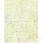 United States Geological Survey Seven Lakes Basin, CA (1986, 24000-Scale) digital map