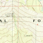 United States Geological Survey Seven Lakes Basin, CA (1986, 24000-Scale) digital map
