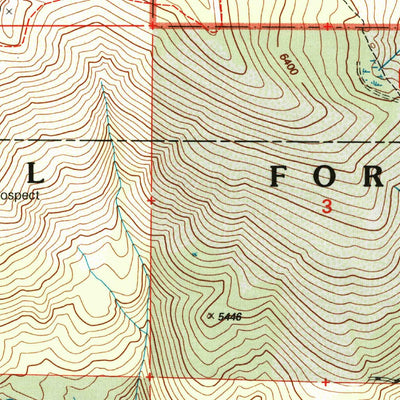 United States Geological Survey Seven Lakes Basin, CA (1998, 24000-Scale) digital map