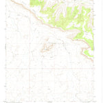 United States Geological Survey Seven Lakes NE, NM (1970, 24000-Scale) digital map