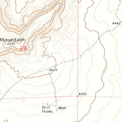 United States Geological Survey Seven Lakes NE, NM (1970, 24000-Scale) digital map