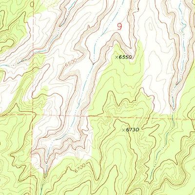 United States Geological Survey Seven Lakes NE, NM (1970, 24000-Scale) digital map