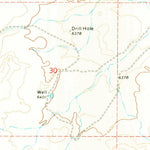 United States Geological Survey Seven Lakes NW, NM (1970, 24000-Scale) digital map