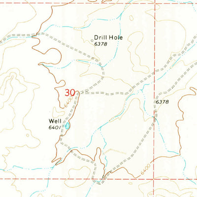 United States Geological Survey Seven Lakes NW, NM (1970, 24000-Scale) digital map