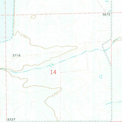 United States Geological Survey Seven Lakes Reservoir, CO (1971, 24000-Scale) digital map