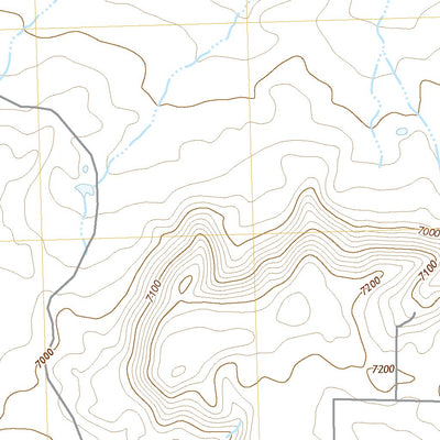 United States Geological Survey Seven Lakes SE, NM (2020, 24000-Scale) digital map