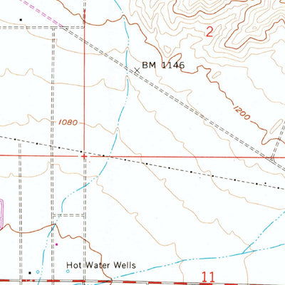 United States Geological Survey Seven Palms Valley, CA (1958, 24000-Scale) digital map