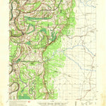 United States Geological Survey Seven Pines, MS (1940, 62500-Scale) digital map