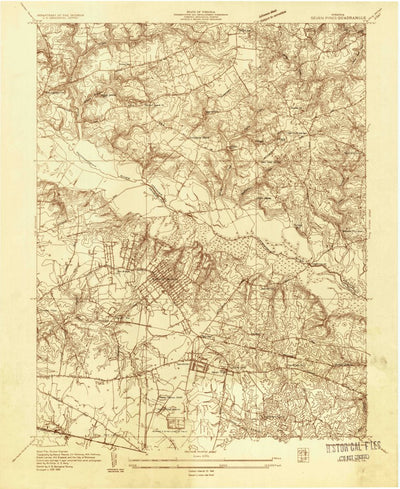 United States Geological Survey Seven Pines, VA (1934, 24000-Scale) digital map