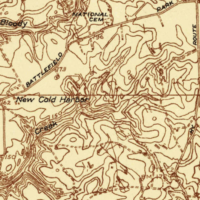United States Geological Survey Seven Pines, VA (1934, 24000-Scale) digital map