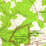 United States Geological Survey Seven Pines, VA (1956, 24000-Scale) digital map