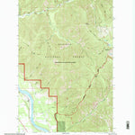 United States Geological Survey Seven Point Mountain, MT (1997, 24000-Scale) digital map
