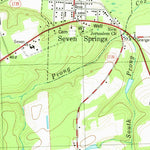 United States Geological Survey Seven Springs, NC (1980, 24000-Scale) digital map