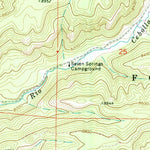 United States Geological Survey Seven Springs, NM (1970, 24000-Scale) digital map