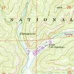 United States Geological Survey Seven Springs, NM (1970, 24000-Scale) digital map