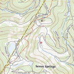United States Geological Survey Seven Springs, PA (2023, 24000-Scale) digital map