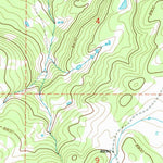 United States Geological Survey Seven Tree Flat, UT-WY (1972, 24000-Scale) digital map