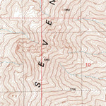 United States Geological Survey Seven Troughs, NV (1981, 24000-Scale) digital map