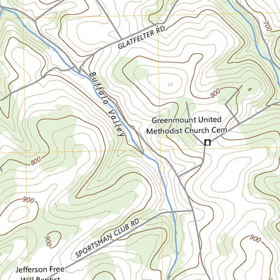 United States Geological Survey Seven Valleys, PA (2023, 24000-Scale) digital map