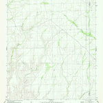 United States Geological Survey Sevenmile Canyon, TX (1980, 24000-Scale) digital map