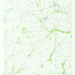United States Geological Survey Sevenmile Corner SE, TX (1970, 24000-Scale) digital map