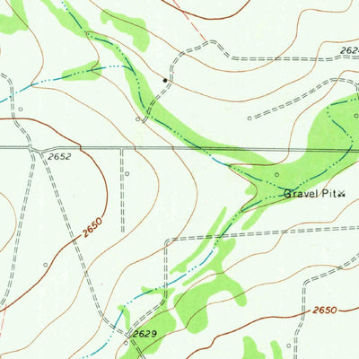 United States Geological Survey Sevenmile Corner SE, TX (1970, 24000-Scale) digital map