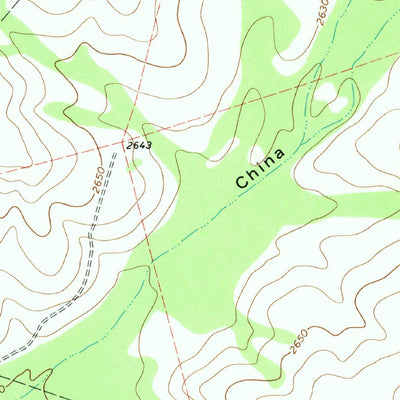 United States Geological Survey Sevenmile Corner, TX (1970, 24000-Scale) digital map