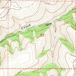 United States Geological Survey Sevenmile Creek, OR (1967, 24000-Scale) digital map