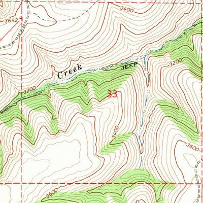 United States Geological Survey Sevenmile Creek, OR (1967, 24000-Scale) digital map