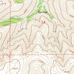 United States Geological Survey Sevenmile Creek, OR (1967, 24000-Scale) digital map