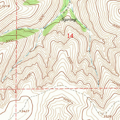 United States Geological Survey Sevenmile Creek, OR (1967, 24000-Scale) digital map