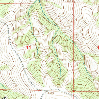 United States Geological Survey Sevenmile Creek, OR (1996, 24000-Scale) digital map