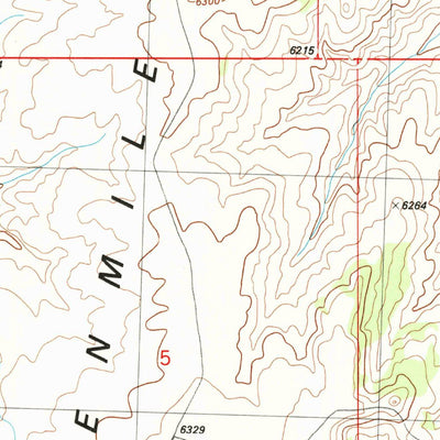 United States Geological Survey Sevenmile Draw, CO (1986, 24000-Scale) digital map