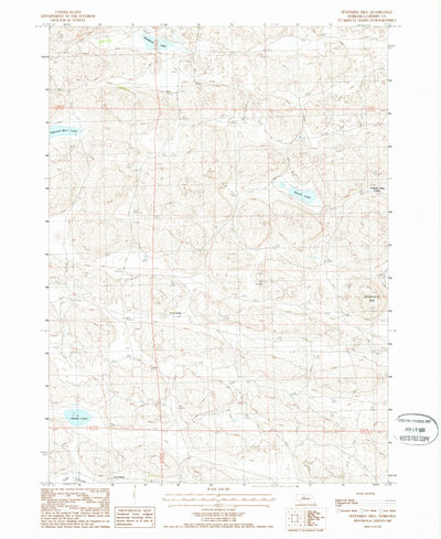 United States Geological Survey Sevenmile Hill, NE (1987, 24000-Scale) digital map