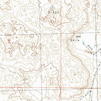United States Geological Survey Sevenmile Hill, NE (1987, 24000-Scale) digital map